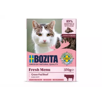 BOZITA Beef in Sauce - Märg kassitoit - 370g