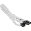 Seasonic 12VHPWR PCIe adapterkaabel - (valge, 0,75 meetrit)(SS2X8P-12VHPWR-600/Valge)