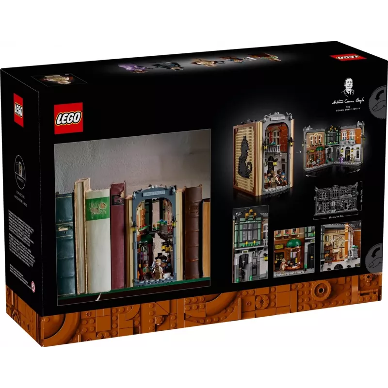 LEGO ICONS 10351 Sherlock Holmes: raamatunurk