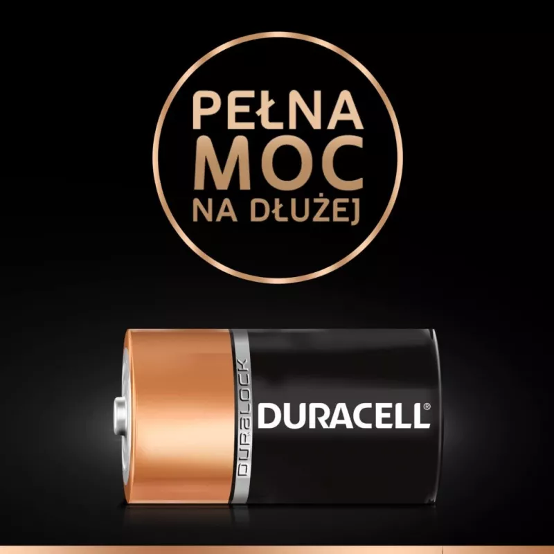 Battery Duracell Basic D (R20) — pakendis 2, primaarsed tsink-süsi elemendid