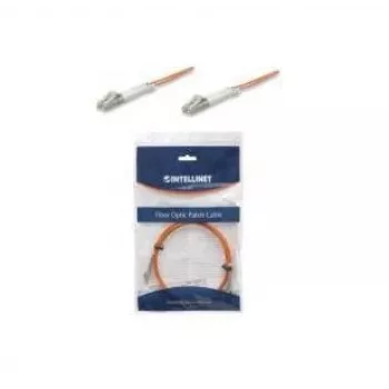 Intellinet fiiberoptiline patch-kaabel, OM2, LC/LC, 3m, oranž, duplex, multimode, 50/125 µm, LSZH, Fiiber, eluaegne garantii