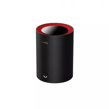 Cudy M3000 Dual-band (2,4 GHz / 5 GHz) Wi-Fi 6 (802.11ax) Must, Punane 1 Sisemine