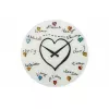 NeXtime kell 8030 Loving You, Ø43 cm, seinakell, valge/mitmevärviline