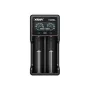 Akulaadija XTAR VC2SL — USB 5V 1A, LCD, laeb 2 elementi, ühildub Li‑Ion/NiMH/NiCd, suurused A/AA/AAA/AAAA/C/D/SC, must
