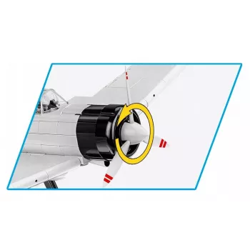 Ehituskomplekt Cobi Mitsubishi A6M2 “Zero-Sen” — 347 tk, soovitatav vanus 3+