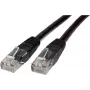 MediaRange - paigalduskaabel - RJ-45 (M) - RJ-45 (M) - 2,0 m - varjestatud - CAT 6 - must (MRCS125)