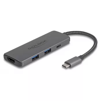 DeLOCK USB-C dokkimisjaam 8K HDMI USB PD 3.0 100 W