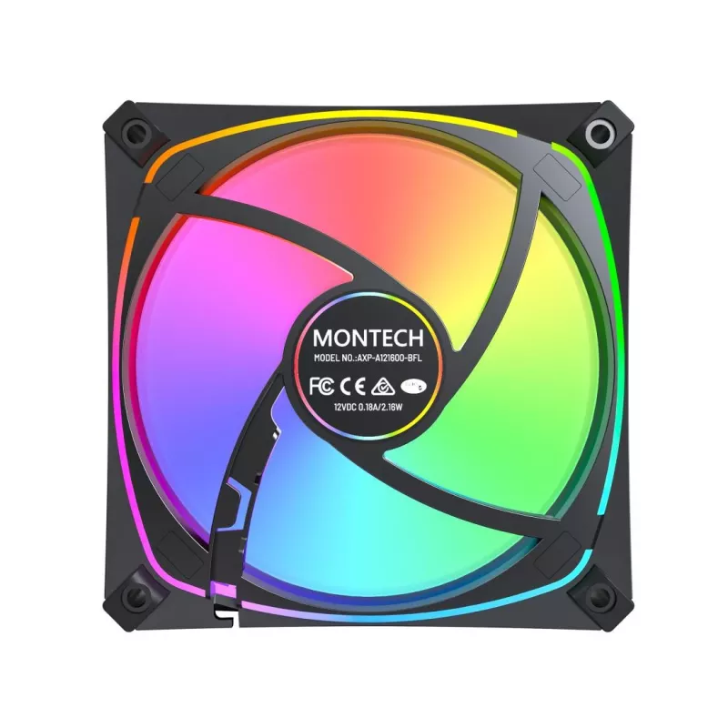 MONTECH AX120 PRO Must 120mm ARGB 3-Pack