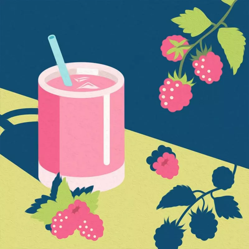 Ravensburger CreArt maalimiskomplekt — Mocktail Raspberry (25562) kunstikomplekt