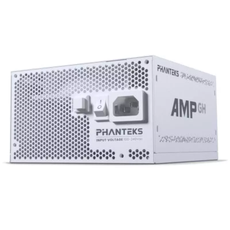 Toiteplokk PHANTEKS AMP GH 750 W 18+10‑pin ATX täismodulaarne 80 PLUS Gold valge