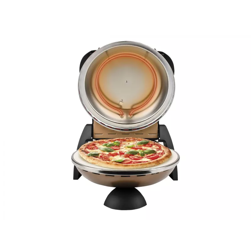 Pizzaküpsetaja G3 Ferrari Delizia 1 pitsa 1200W must pronks