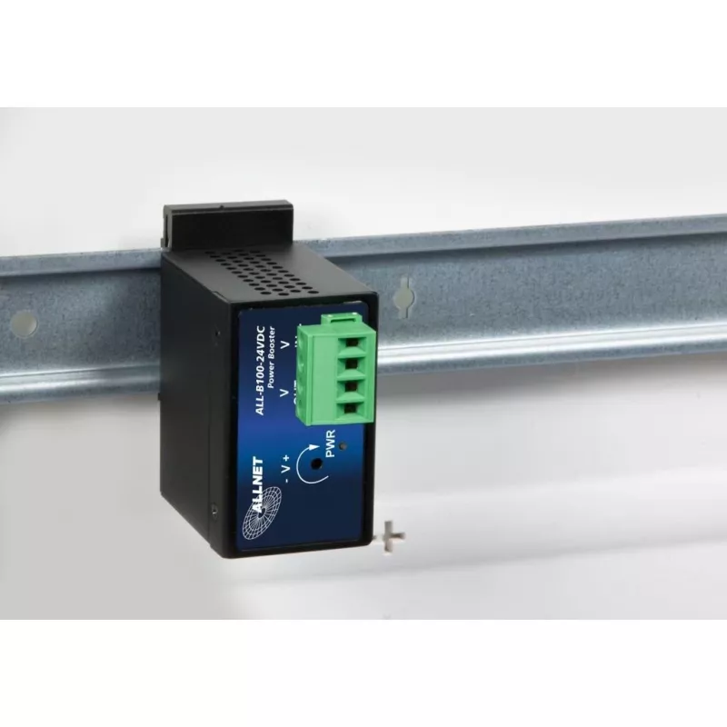 Alalis-alalisvoolu astmeline tõstemuundur ALLNET ALL-B100-24VDC: 24 VDC sisend, 48–55 VDC väljund, kuni 95 W