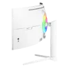 Kumer monitor Arozzi Nova 49 tolli (124,5 cm) Dual QHD 5120×1440 LED VA, 32:9, 4 ms, USB-jaotur, kõlarid, valge