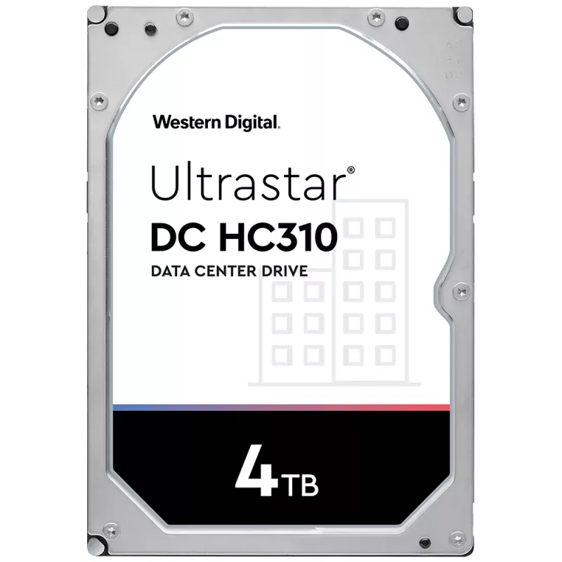 Western Digital Ultrastar DC HC310 4 TB 3.5 SATA III 7200 RPM 256 MB kõvaketas, HUS726T4TALE6L4