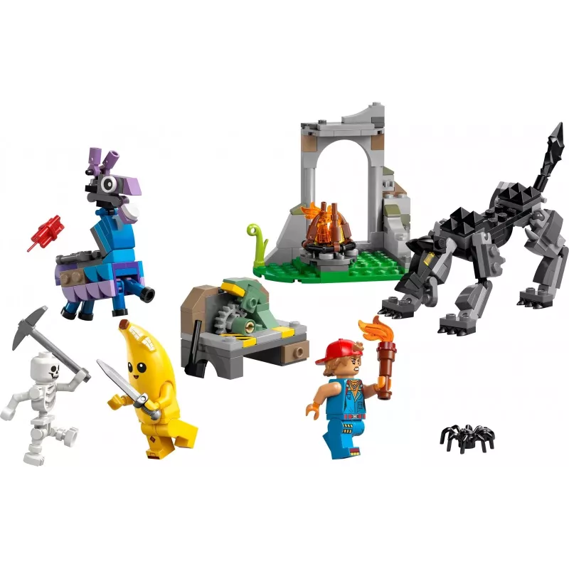 LEGO FORTNITE 77075 Peely & Sparkplug'i laager