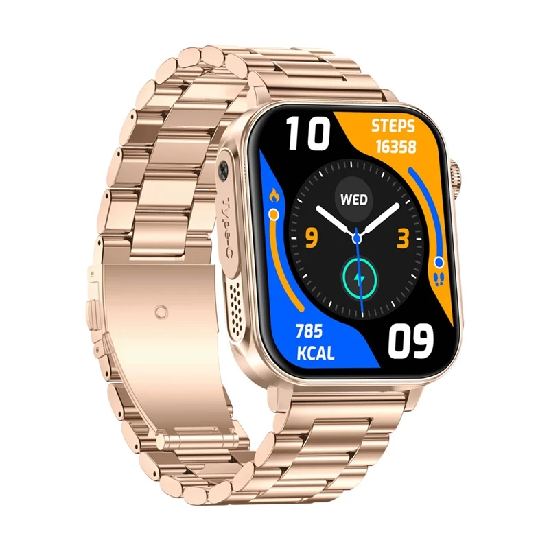 Nutikell Colmi P80 Steel Gold — 1,83-tolline ekraan, pulsikell