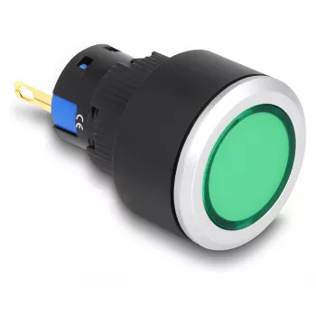 Tööstuslik LED-masinatuli DELOCK 22055 — 1 lamp, AC 250V/5A, IP40/IP65, Ø 2,5 cm, K 42 mm