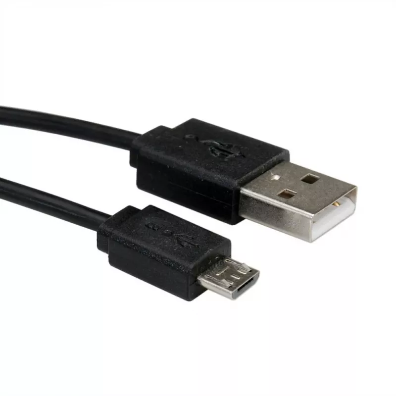 ROLINE USB 2.0 keerdkaabel - A - Micro B - ST/ST 1,0 m - Varjestatud - USB 2.0 Type Micro B - 1 mm - keerd (11.02.8317)
