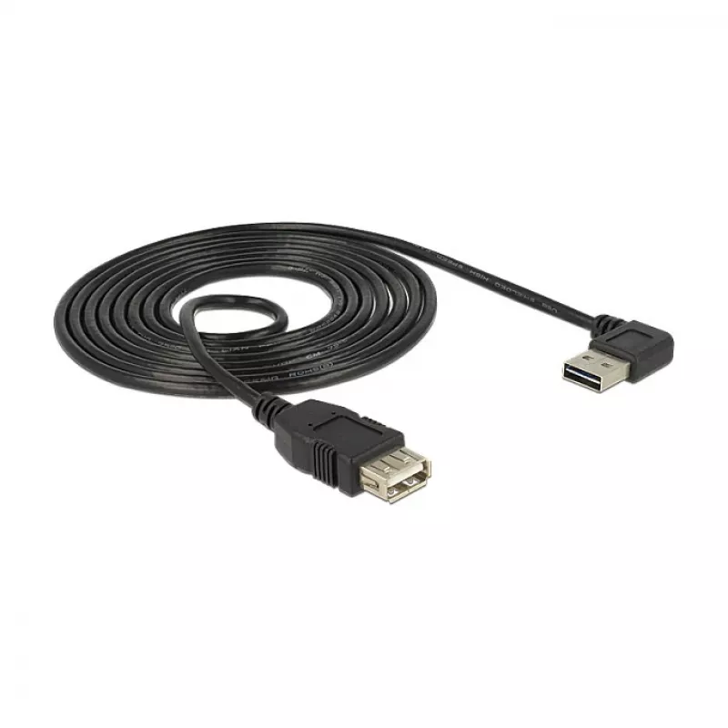 USB-kaabel DeLOCK 2m USB 2.0-A USB 2.0-A-le Must