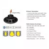 Synergy 21 LED rippvalgusti UFO 200W tööstusele/ladudele cw 120