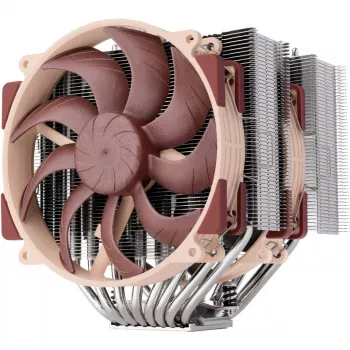 Õhkjahutus Noctua NH-D15 G2 HBC, kaks 140 mm ventilaatorit, 1250–1500 p/min, 155,6 m³/h, 12 V, vask, 152×150×168 mm