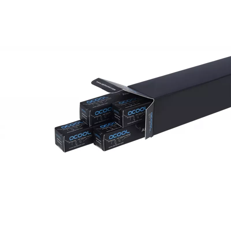 Toru arvuti jahutussüsteemile Alphacool 18443 — akrüül, Ø 16 mm, pikkus 60 cm, keerme läbimõõt 13 mm, läbipaistev