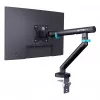 Monitorialus DIGITUS Single disainiga kuni 35 tolli ekraanidele, klambriga, 10 kg, VESA 75x75–100x100, kallutus -45–90°