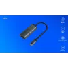 SAVIO Adapter USB-C 3.1 Gen.1 (M) RJ-45 Gigabit Ethernet (F), 1000 Mbps, AK-56, hall