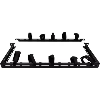 Rack accessory Lanview RAO220BL Must 0.5U 19 tolli
