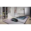 Juhtmega soojendusega mängurihiir ActiveJet AMY-W390 — mõlemakäeline, optiline 2000 DPI, USB Type-A, 4 nuppu, must