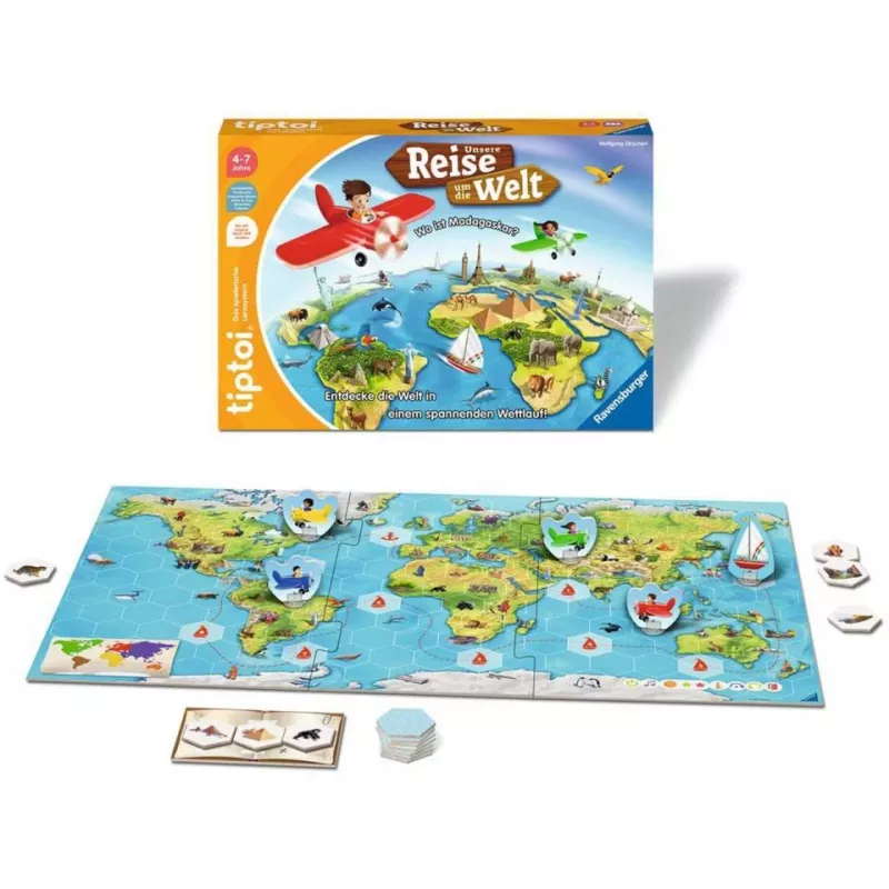 tiptoi Unsere travel around the world, lauamäng