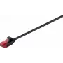 Wentronic Goobay CAT 6 õhuke-patch-kaabel, U/UTP, Must, 5 m - Vaskmaterjal (93717)