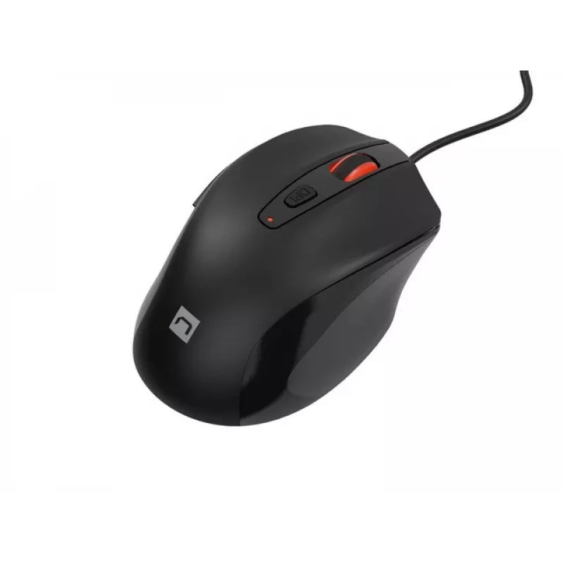 Juhtmega optiline hiir NATEC NMY-2047 USB Type-A, 4000 DPI, 6 nuppu, paremakäeline, taustvalgustus