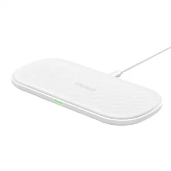 Juhtmevaba laadija CHOETECH T535-SB Fast Dual 18W — Kaheseadmeline Qi laadimispadi