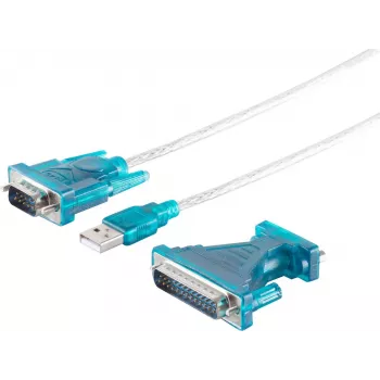 USB 2.0 RS232 muundur ShiverPeaks 75605 – 1,5 m kaabel, USB-jadaliidese adapter