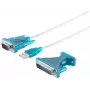 USB 2.0 RS232 muundur ShiverPeaks 75605 – 1,5 m kaabel, USB-jadaliidese adapter