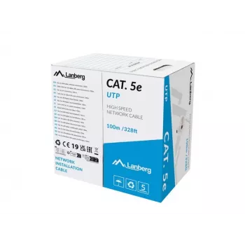 LAN-kaabel UTP cat.5e 100m tahke hall CPR LANBERG