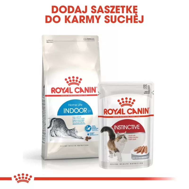 Kuiv kassitoit Royal Canin Home Life Indoor 27 Adult 2 kg — linnuliha maitsega, 27% valku, 13% rasva