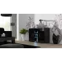 Külgkapp Cama SOHO S7 120 cm Must Läikiv