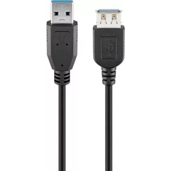 Goobay USB-pikenduskaabel USB 3.0 m must - USB-3.0-pistik Type A> USB-3 (74149)