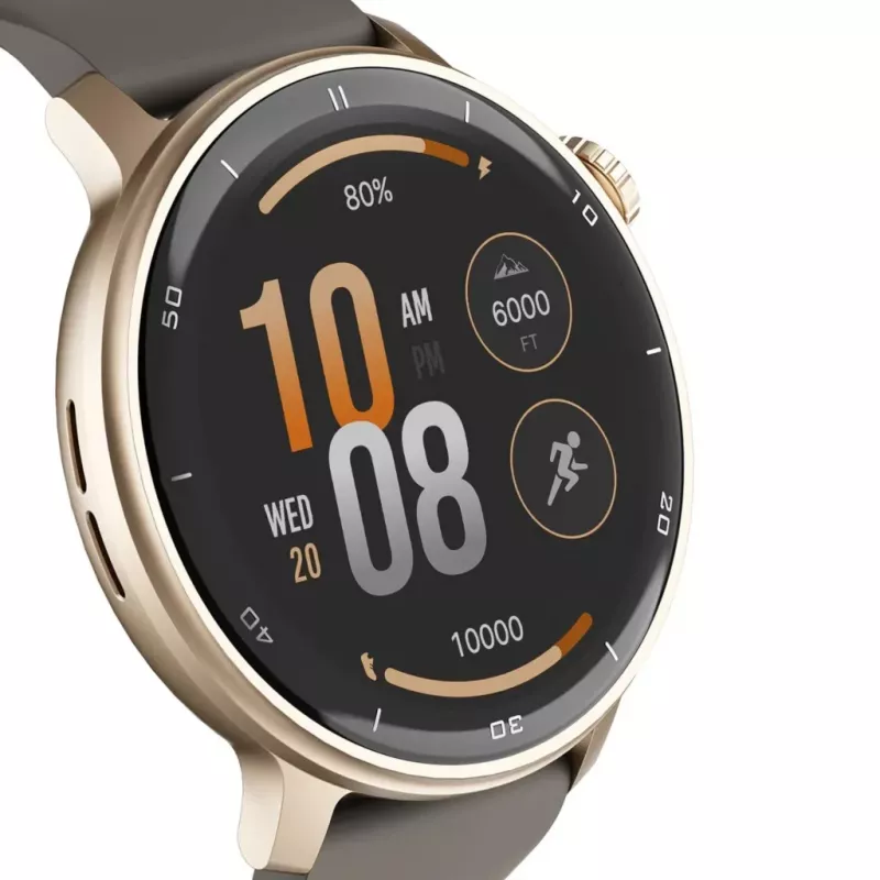Nutikell Stelio STSWA101GD Activ GPS 46mm Kuldne — 46 mm GPS nutikell, kuldne korpus