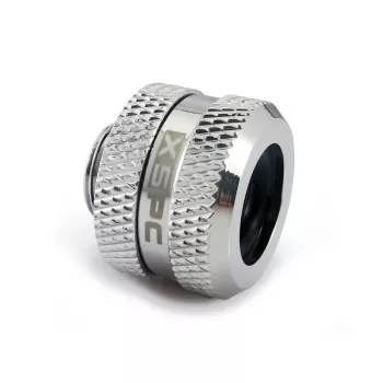 XSPC Connector G1/4 kuni 14mm Hardtube, kroom - 8 tk