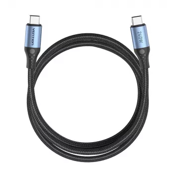 Vention USB 2.0 5A 240W 1,5m MUST USB-C kuni C kaabel
