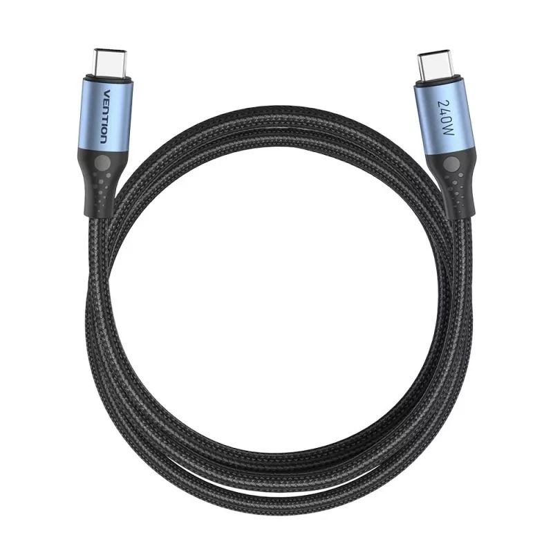 Vention USB 2.0 5A 240W 1,5m MUST USB-C kuni C kaabel