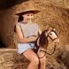 Hobune kepi otsas HOPPIHORSE Hobby Horse A4 beež