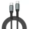 USB-kaabel Qoltec 52358 1.5 m USB-C must USB 2.0 0,48 Gbit/s