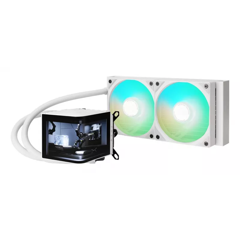 TRYX PANORAMA ARGB 240 protsessori vedelikjahutuskomplekt 12 cm valge 1 tk