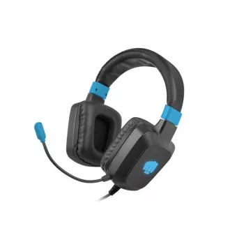 Juhtmega mänguripeakomplekt Fury NFU-1584 koos boom-mikrofoniga, ümberkõrvaklappidega, 98 dB, 15–25000 Hz, 2 m kaabel, USB ja 3,5 mm, sinine