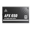 Montech APX650 toiteplokk 650 W 20+4 pin ATX ATX Must