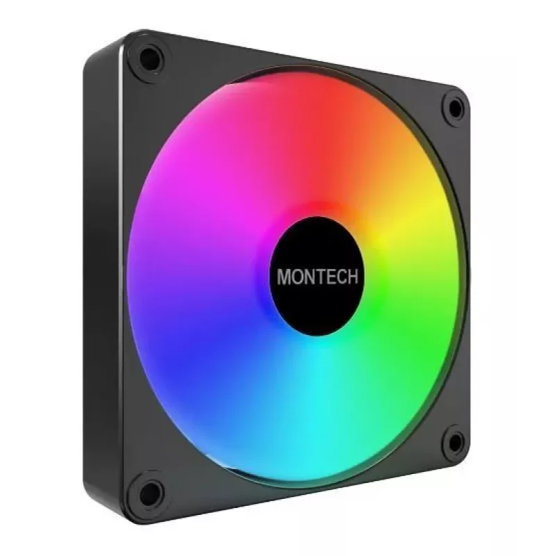 Montech GF120R V2 ARGB Arvutikorpuse ventilaatorimoodul 12 cm Must 1 tk